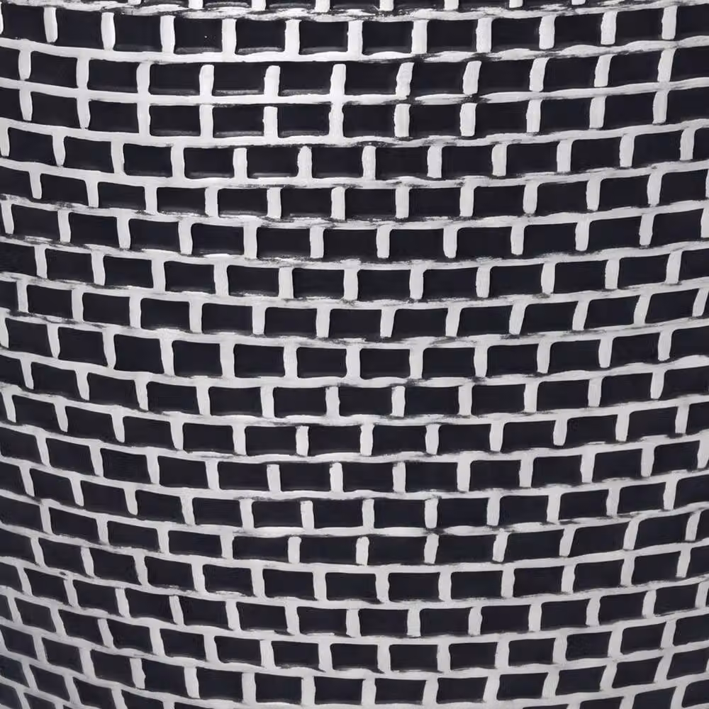 Toque 2-Pack Plastic Garden Planters with Drainage Holes, Black and Grey, Diameter: 36 cm – 7