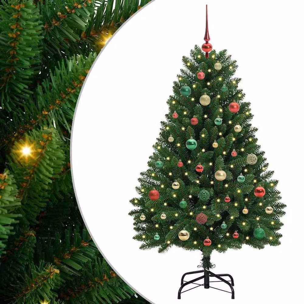 Berkfield Home Artificial Green Christmas Tree with Stand, Height: 150 cm – 2