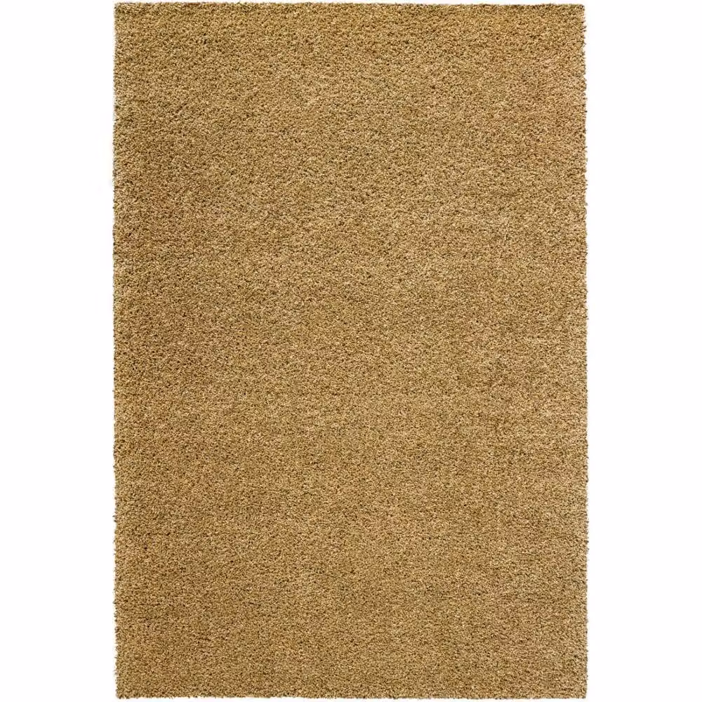 The Rug Shop UK Gold Modern Plain Machine Woven Area Rug, W: 160 cm, L: 230 cm – 2