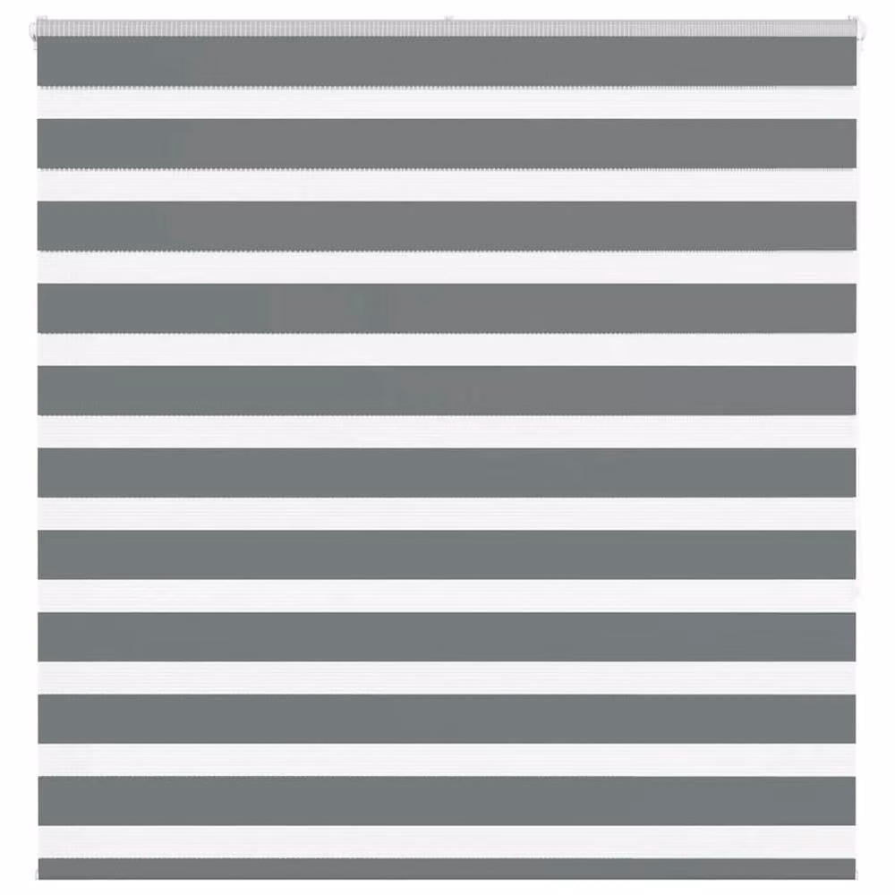 Berkfield Home Elegant Zebra Blind in Dark Grey, W: 145 cm, H: 150 cm – 2