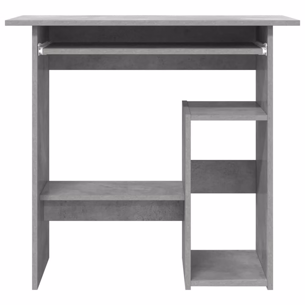 Berkfield Home Modern Computer Desk in Grey, W/D/H: 80 x 45 x 74 cm – 4
