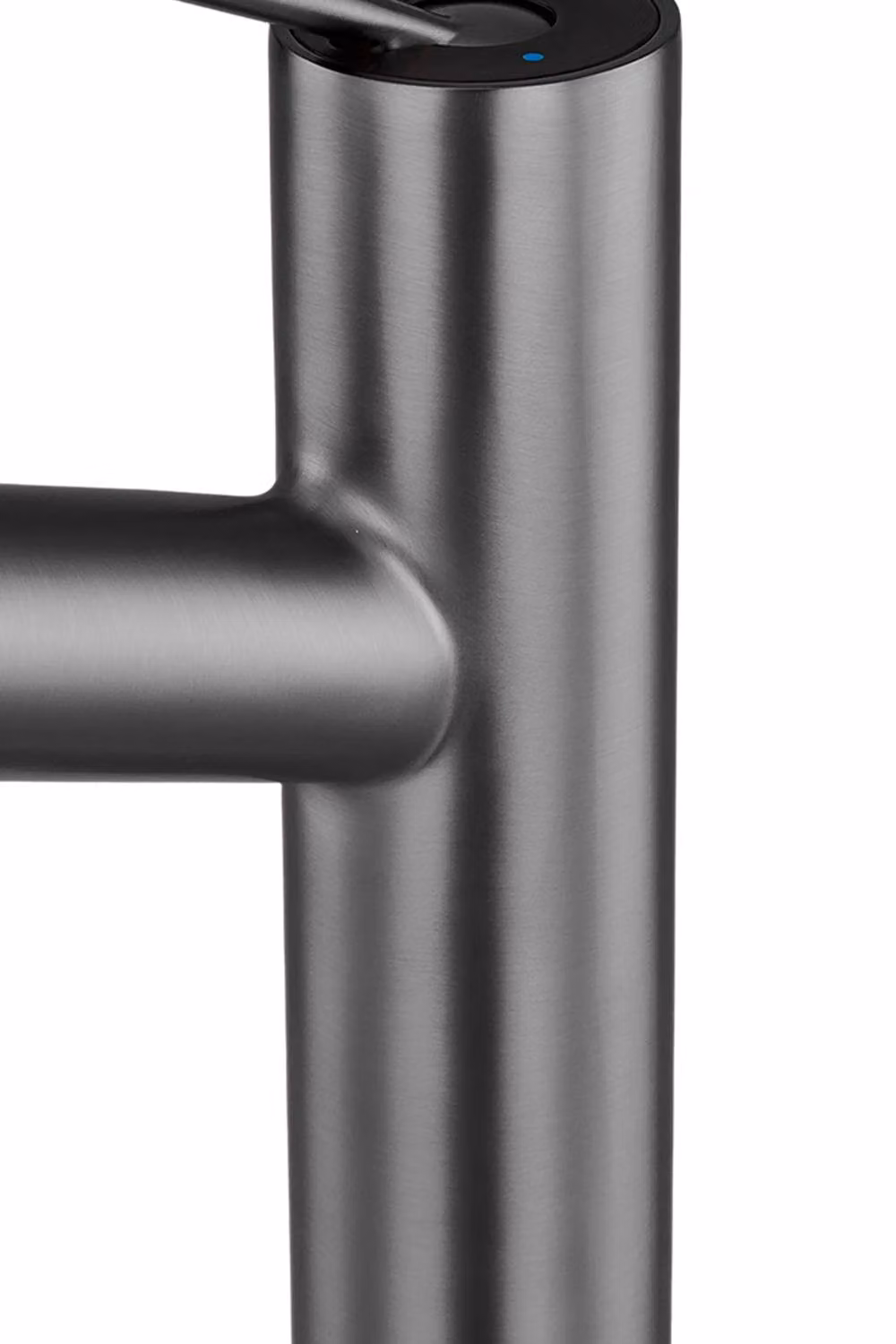 Living and Home Gunmetal Grey Brass Waterfall Basin Mixer Tap – 5