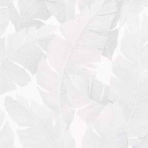 Galerie Industrial Effects Floral Wallpaper in White and Grey, Non-Woven Botanical Design