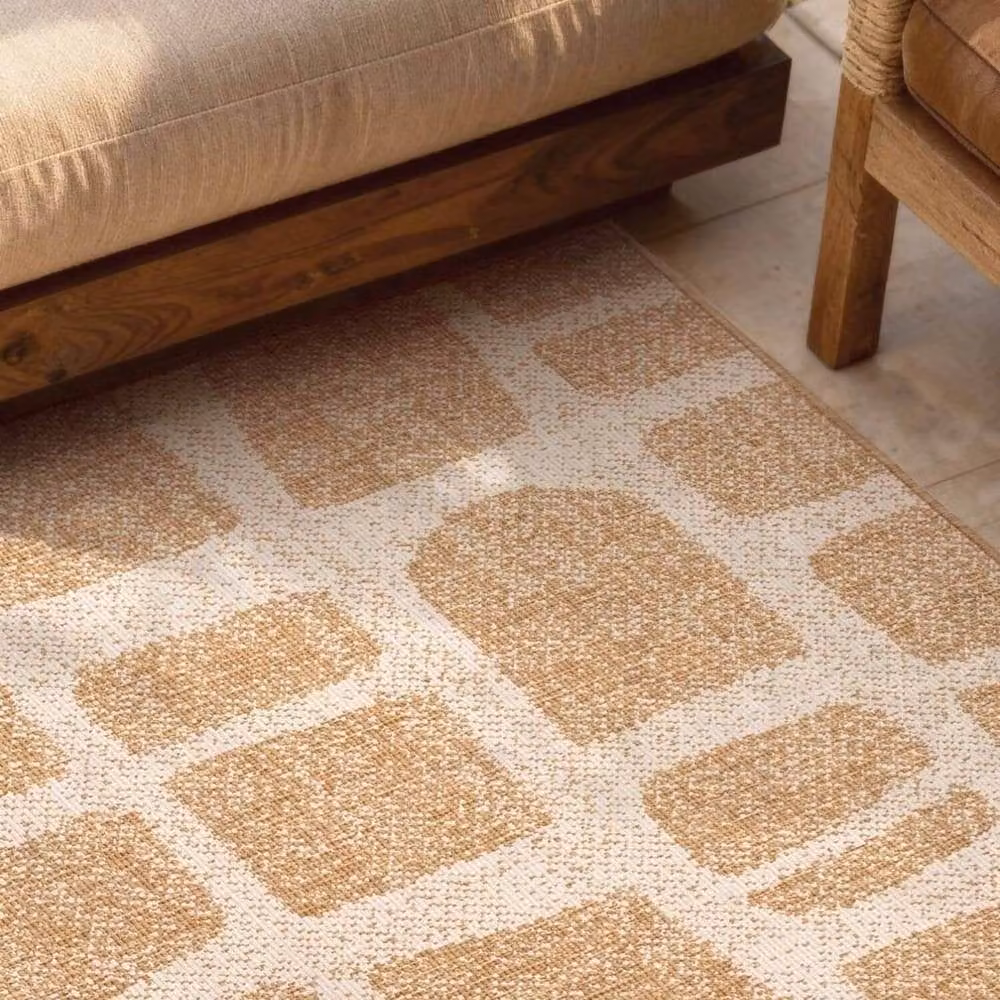 Ted Baker Ruskin Reversible Flatweave Indoor Outdoor Rug in Beige, W: 120 cm x L: 170 cm – 2
