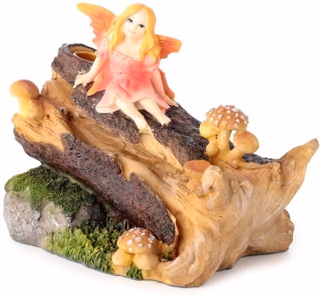 KDMD Ancient Woodland Daydream Fairy Backflow Incense Burner in Multicolour