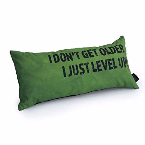 Game Over Green Graphic Gaming Cushion with Removable Stain Repellent Cover