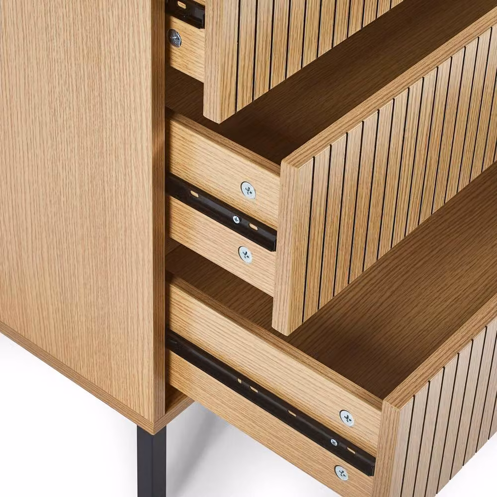 Cheshire Premium Aria 5 Drawer Chest in Beige – 3