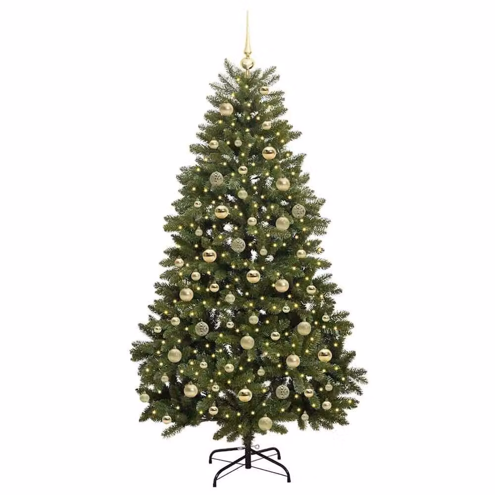 Berkfield Home Green Artificial Christmas Tree with Stand, Height: 180 cm – 3