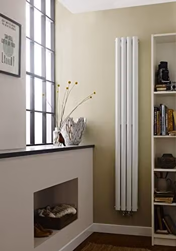 Hudson Reed HRE007 Revive Compact Double Panel Radiator, White, W: 180 cm, H: 23.6 cm – 3