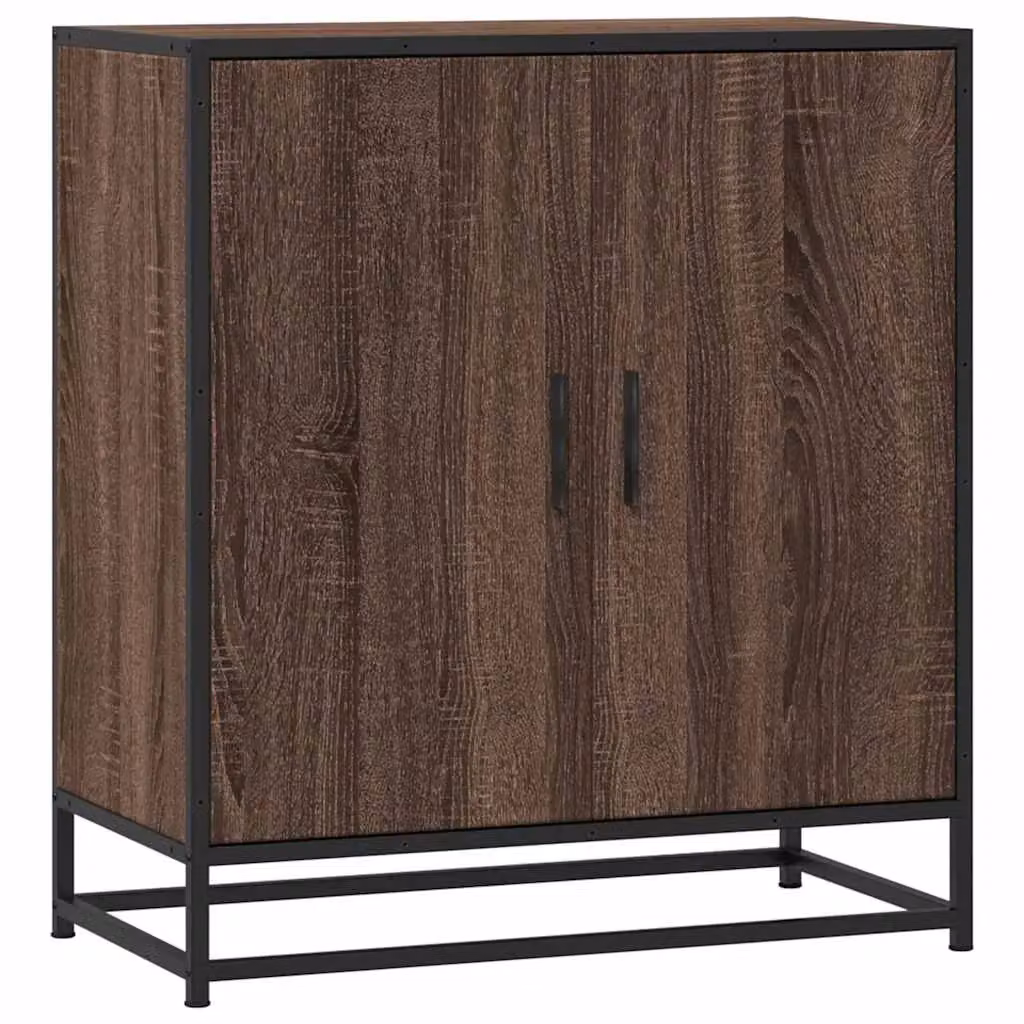 Berkfield Home Industrial Sideboard in Brown Oak, W/D/H: 68 x 35 x 76 cm – 2