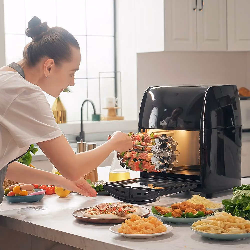 STILVORA 12L Digital Air Fryer Oven with 8 Preset Modes in Black – 2