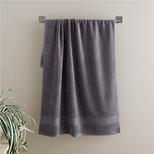 Catherine Lansfield Grey Cotton Hand Towel