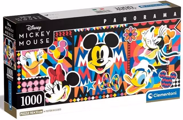 Clementoni Disney Mickey Mouse 1000 Piece Multicolour Jigsaw Puzzle