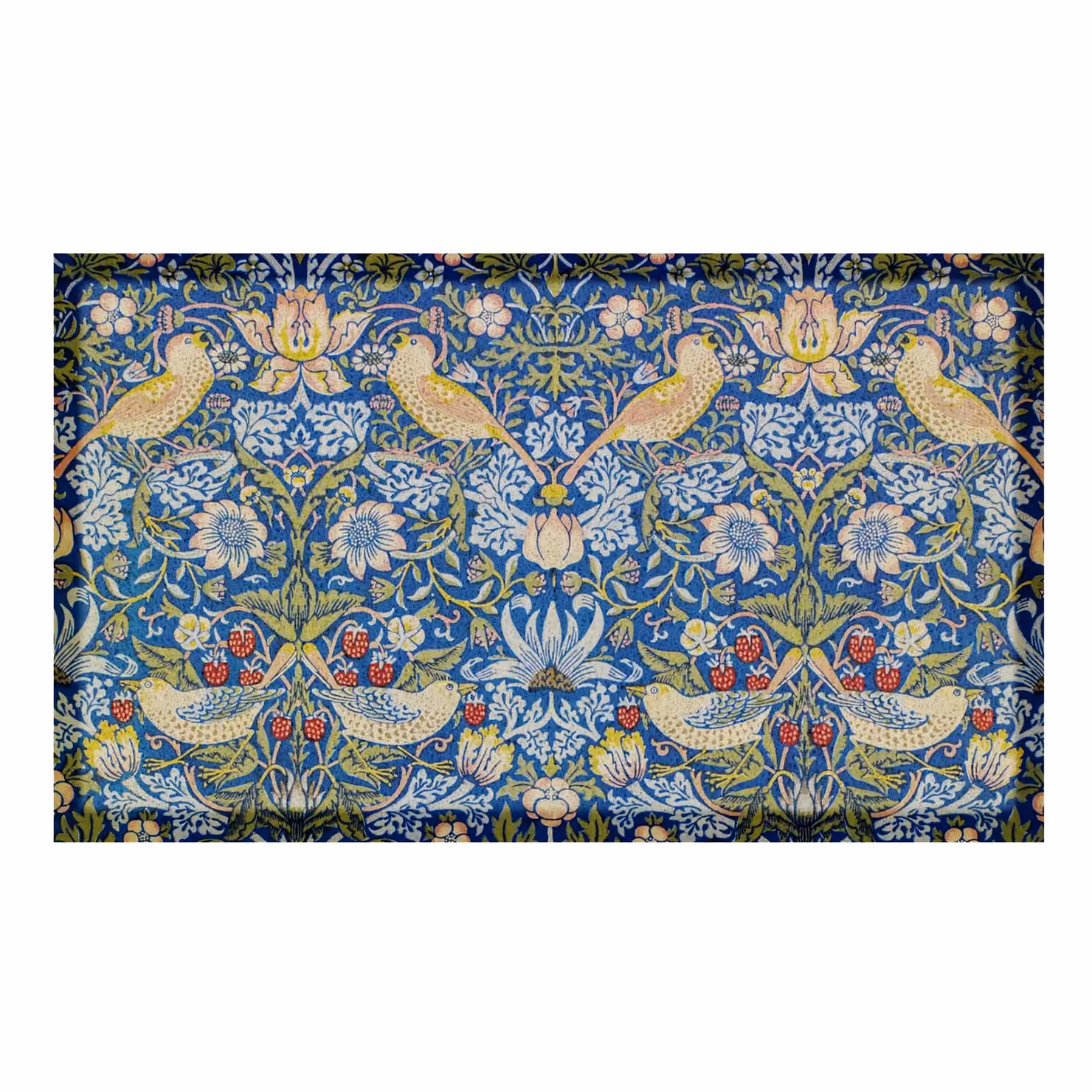 Artsy Mats William Morris Strawberry Thief Floral Indoor and Outdoor Doormat, Multicolour, W: 90 cm, D: 60 cm – 2