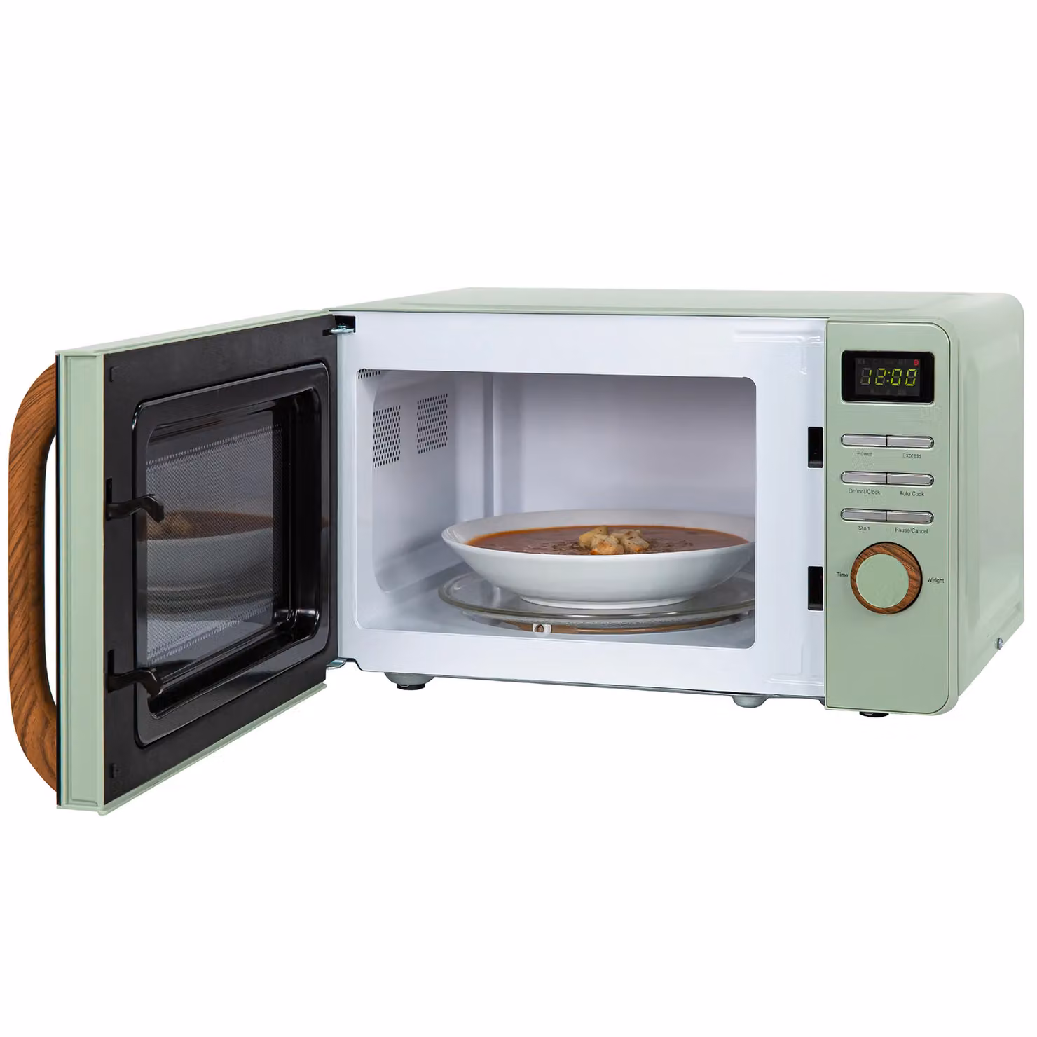 Russell Hobbs RHMD714 Scandi 17 Litre Digital Solo Microwave, Light Green – 5