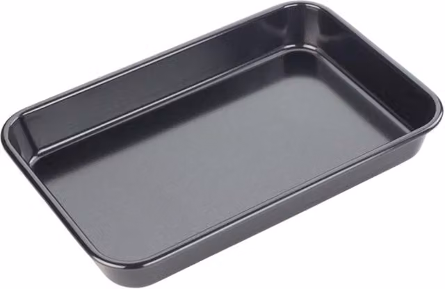 Tala Black Carbon Steel Non-Stick Rectangular Small Roasting Dish, 29.6 cm