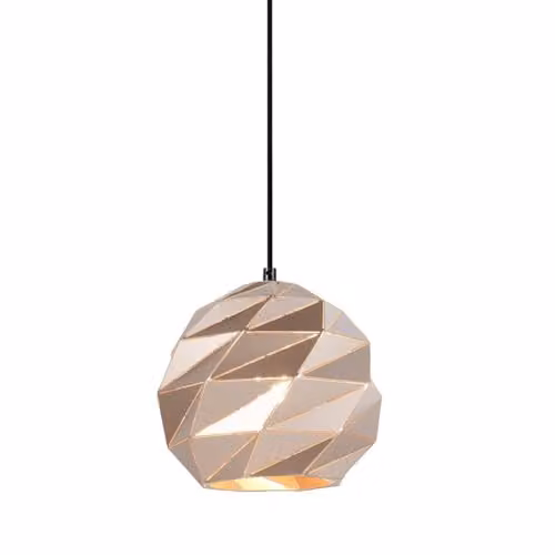 Netlighting Modern Gold Suspended Pendant Light with E27 Socket