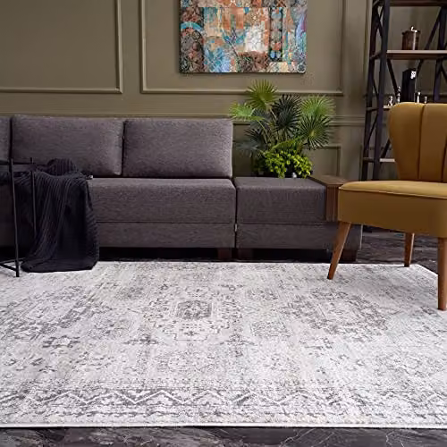 The Rugs Grey Nomad Design Vintage Oriental Area Rug, W: 80 cm, D: 150 cm – 4