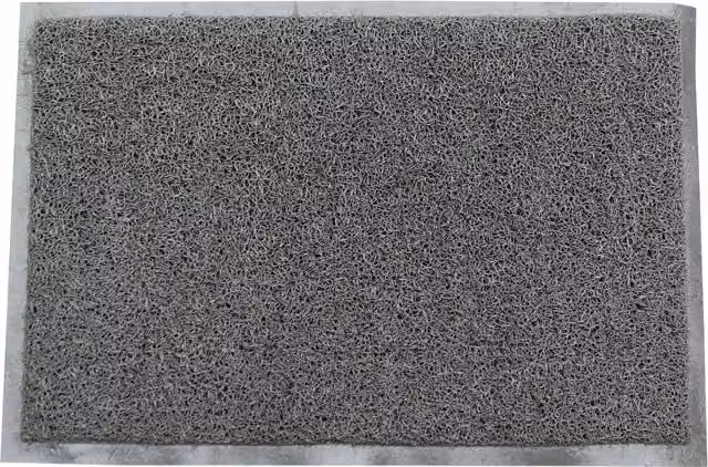 Doortex Twistermat Grey Indoor Vinyl Door Mat, W: 60 cm, D: 90 cm