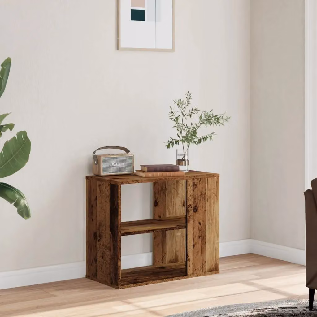Berkfield Home Old Wood Side Cabinet in Brown, W/D/H: 60 x 30 x 50 cm – 3