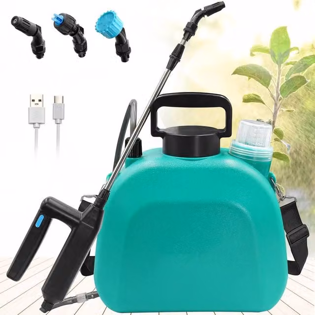 EONLION Battery Powered Electric Garden Sprayer, 5L, Green – 1