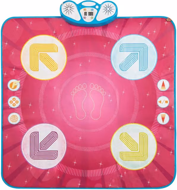 Costway Red Music Dance Mat Game Toy