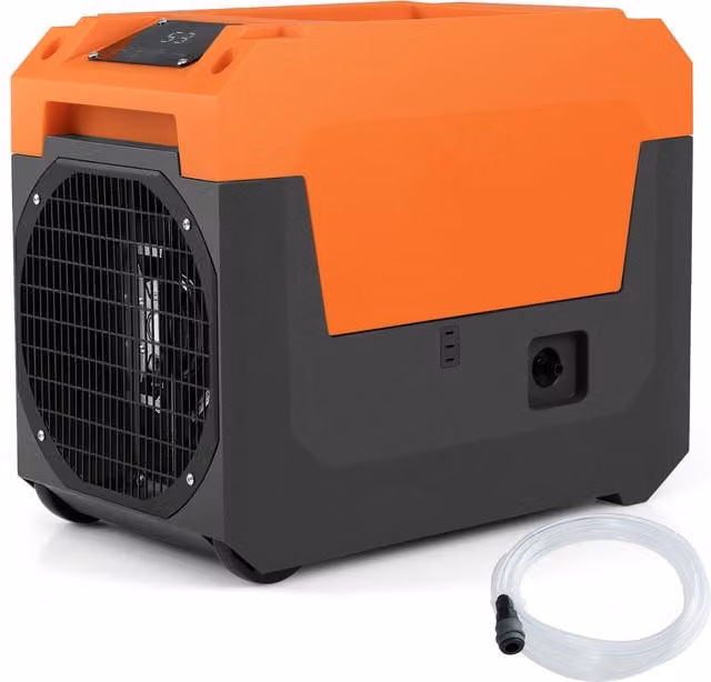 COSTWAY Portable Industrial Dehumidifier in Orange