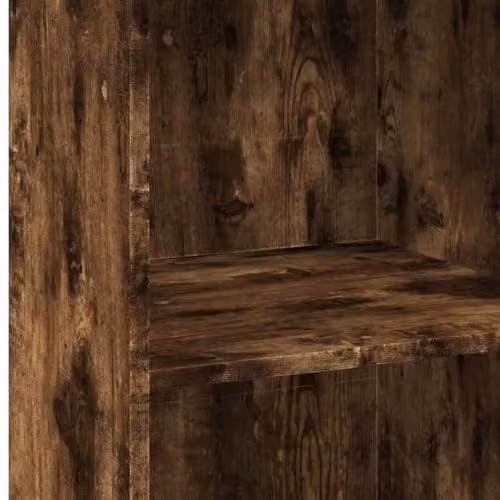 vidaXL Modern Highboard in Brown Smoked Oak, W/D/H: 45 x 41 x 124 cm – 4