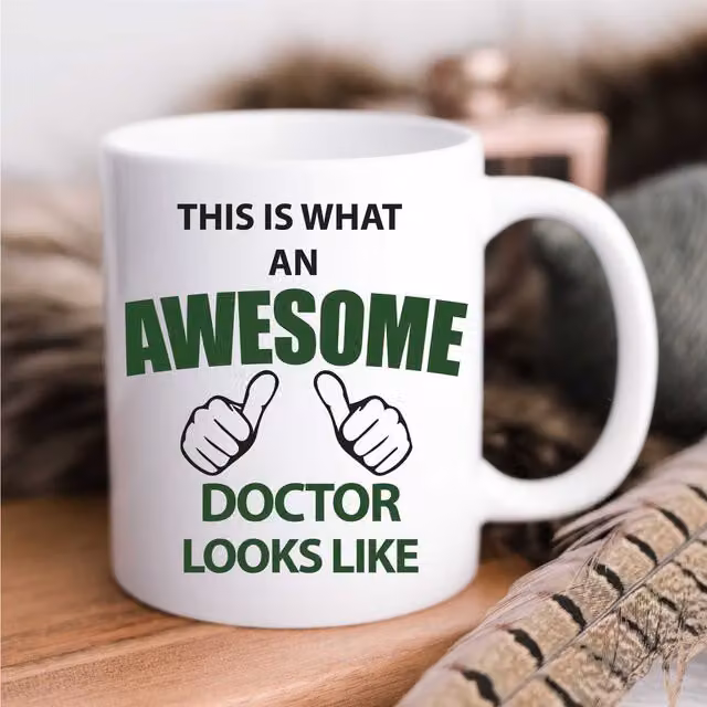60 Second Makeover Limited This Is What An Awesome Doctor Looks Like Ceramic Mug in White – 1
