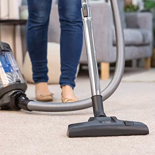 Russell Hobbs Titan2 Bagless Multi-Cyclonic Cylinder Vacuum Cleaner, 700W, 3L Capacity, Grey & Blue RHCV4101 – 4