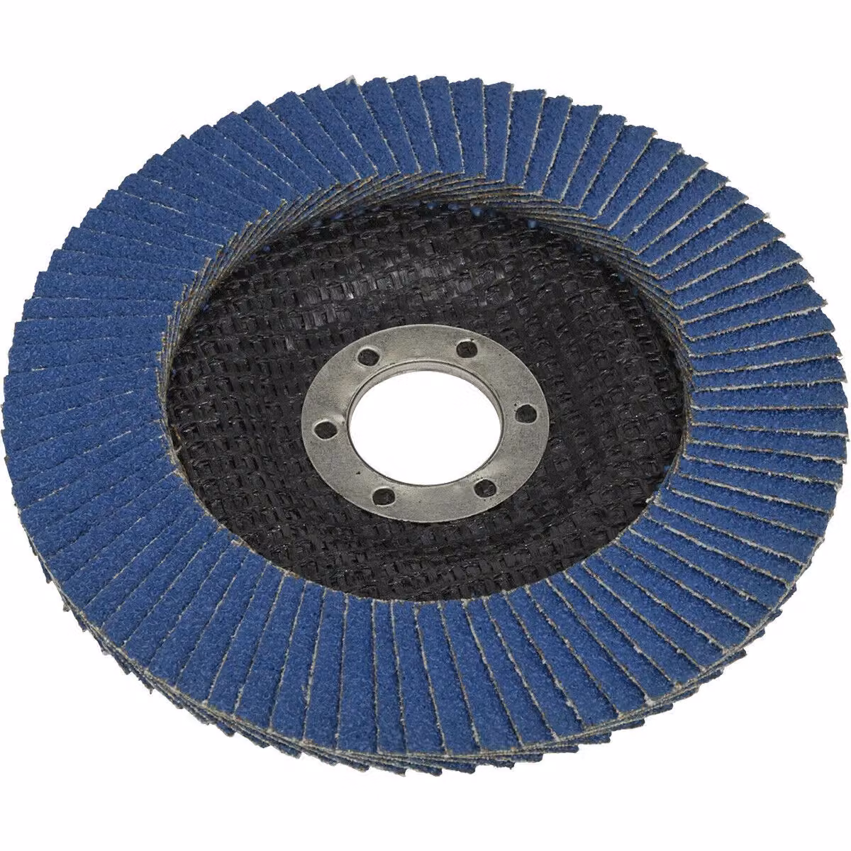Loops 125mm Zirconium Flap Disc with 22mm Bore and Depressed Centre, 60 Grit – 3