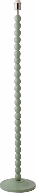 ValueLights Bobbins Freestanding Floor Lamp Base, Round, Green