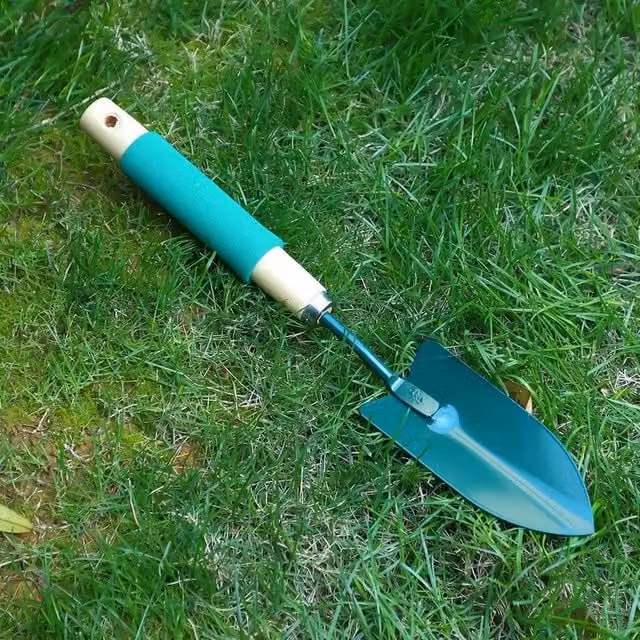 SPETLEK Green Garden Hand Trowel with Steel, Wood and Plastic Construction, 100g – 1