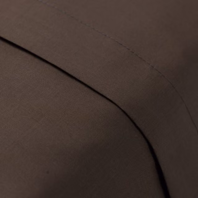 Charlotte Thomas Poetry Plain Dye Flat Sheet - Brown