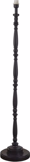 Grey Classic LED Candle Stick Floor Lamp from the Lighting Collection