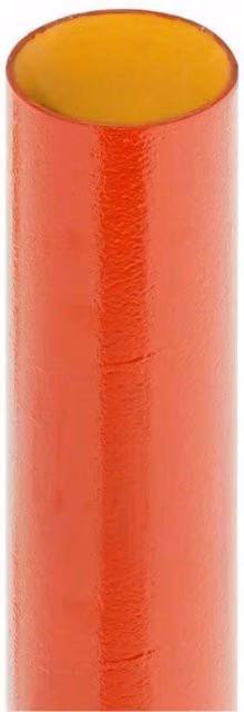 Halifax Cast Iron Soil Pipe Double Spigot, Red, Length: 3 m, Diameter: 150 mm