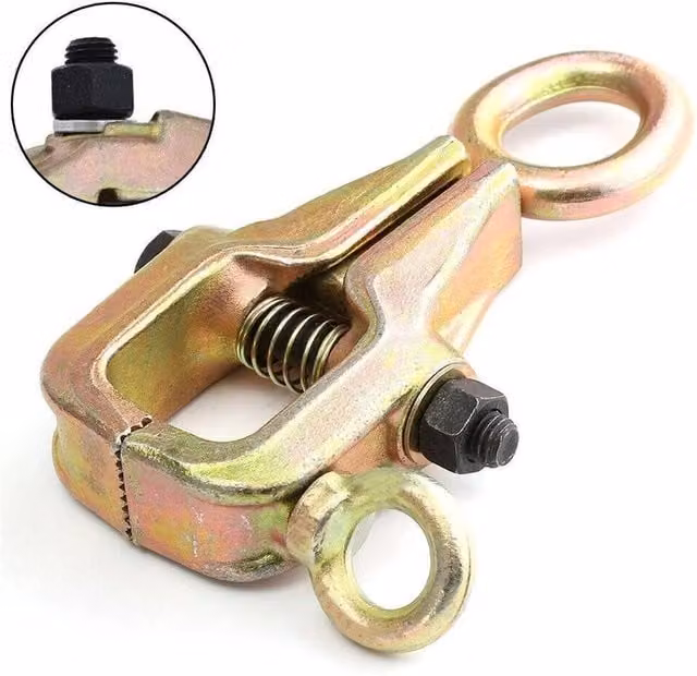 Kelvenix 5 Ton Self-Tightening Pull Clamp Frame in Gold, W: 520 mm, H: 10000 mm