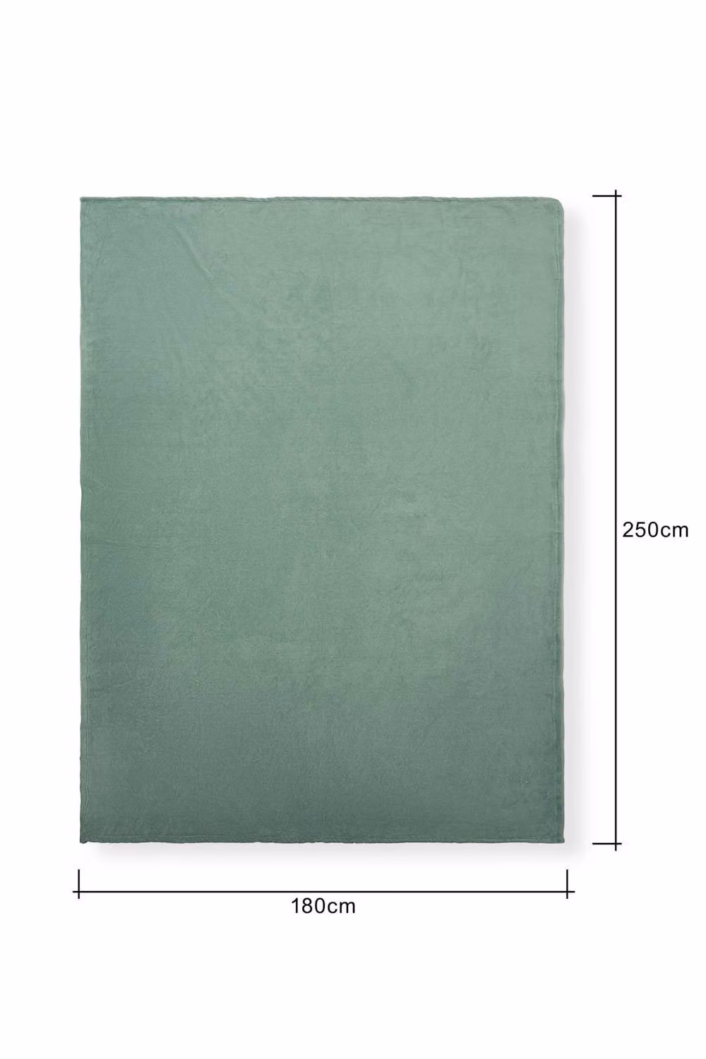 BHS Jumbo Microfleece Silt Green Throw – 2