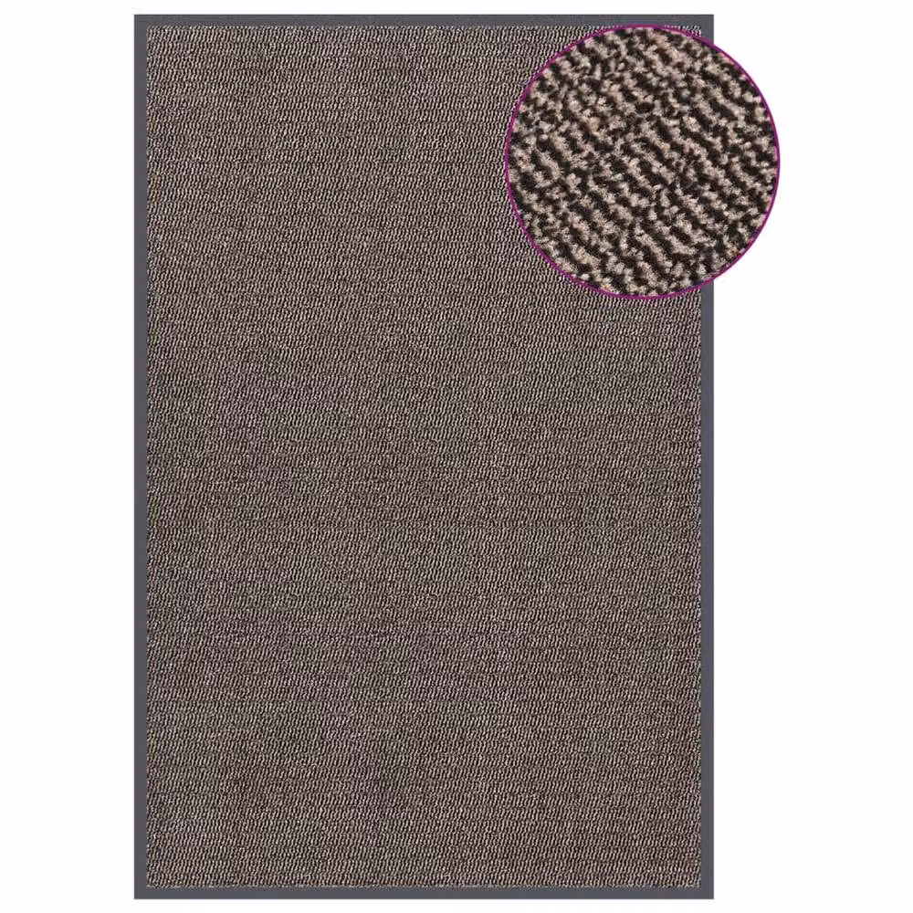 Berkfield Home Tufted Non-Slip Doormat, Brown, W: 120 cm, D: 150 cm – 2