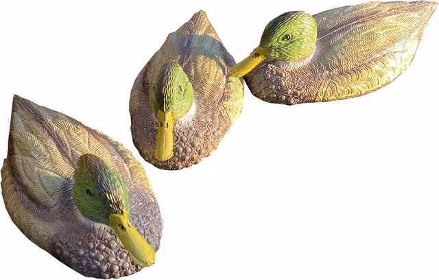 Set of 3 Green and Multicolour Mallard Duck Floating Decoys for Hunting and Pond Decoration