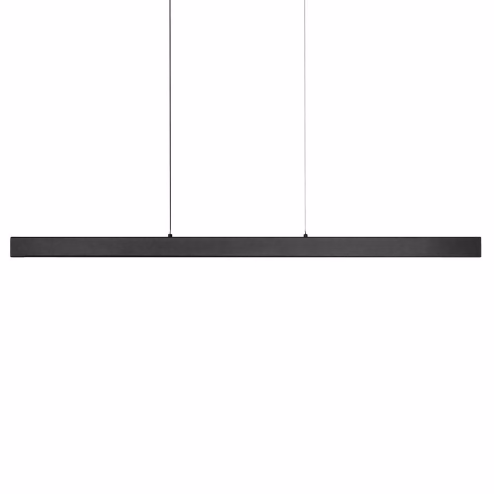 Wyld and Coco Industrial LED Pendant Lamp in Black Aluminium and Wood with Remote Control and Dimming Function – 2
