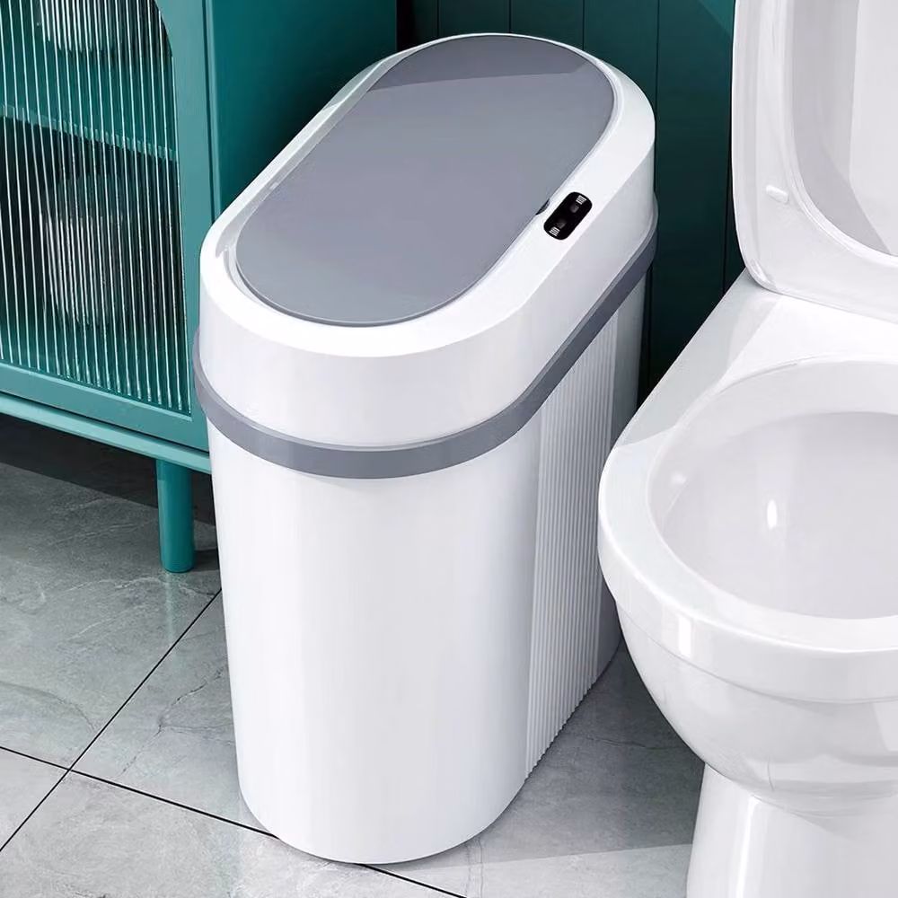 FORGEVIO Motion Sensor Waste Bin in White – 4