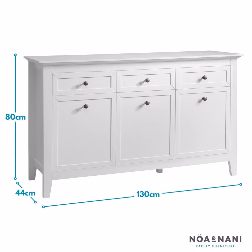 Nöa and Nani Karlstad Sideboard with Drawers in White – 3