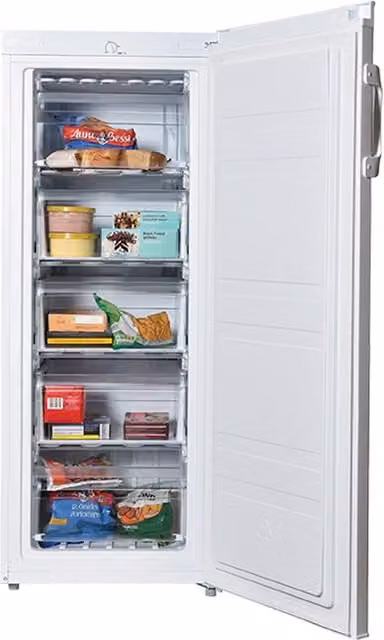Igenix Freestanding Upright Tall Freezer, 160 Litres, White – 1