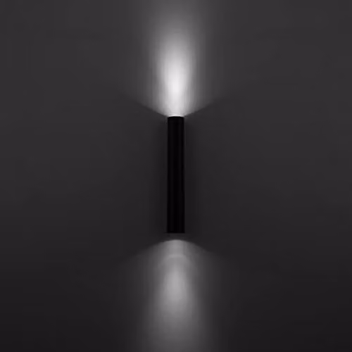 Netlighting Meds Up & Down Modern Cylinder Wall Lamp in Black – 3