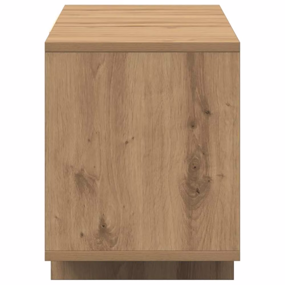 Berkfield Home Artisan Oak TV Cabinet in Brown, W/D/H: 120 x 30 x 40.5 cm – 4