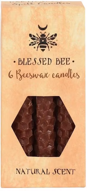 Something Different Beeswax Candles, Pack of 6, Brown – 1
