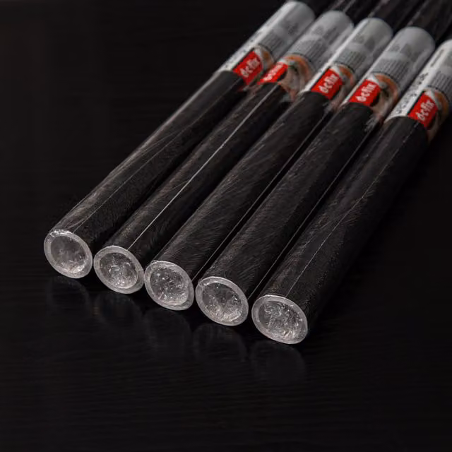 dc fix Blackwood Self Adhesive Vinyl Wrap for Kitchen Doors and Worktops, Black, W: 67.5 cm, L: 2 m (Pack of 5)