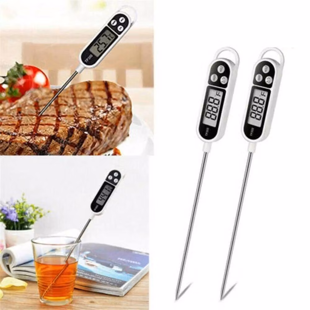 SPETLEK Digital Food Thermometer Probe for Meat and Oven Cooking in White – 3