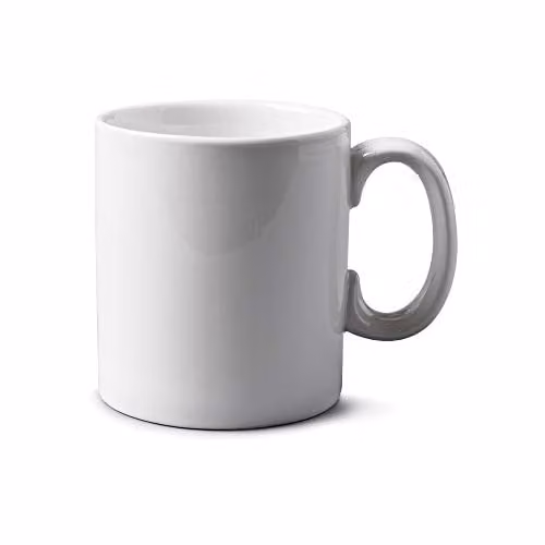 WM Bartleet & Sons White Porcelain 1 Pint Mug